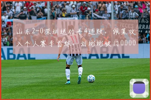 山东2-0深圳送对手4连败，佩莱攻入个人赛季首球，刘彬彬破门0000644