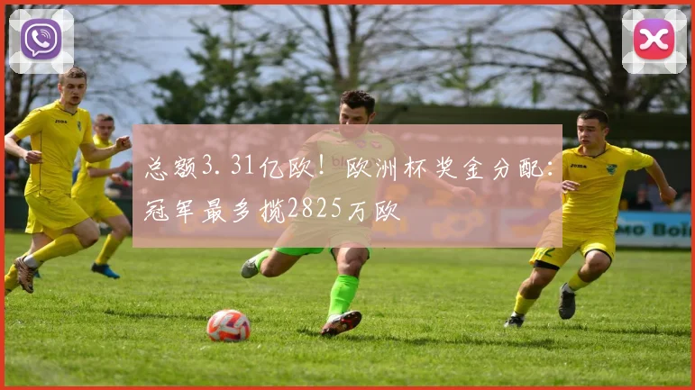 总额3.31亿欧！欧洲杯奖金分配：冠军最多揽2825万欧